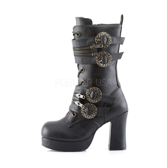 demonia steampunk boots